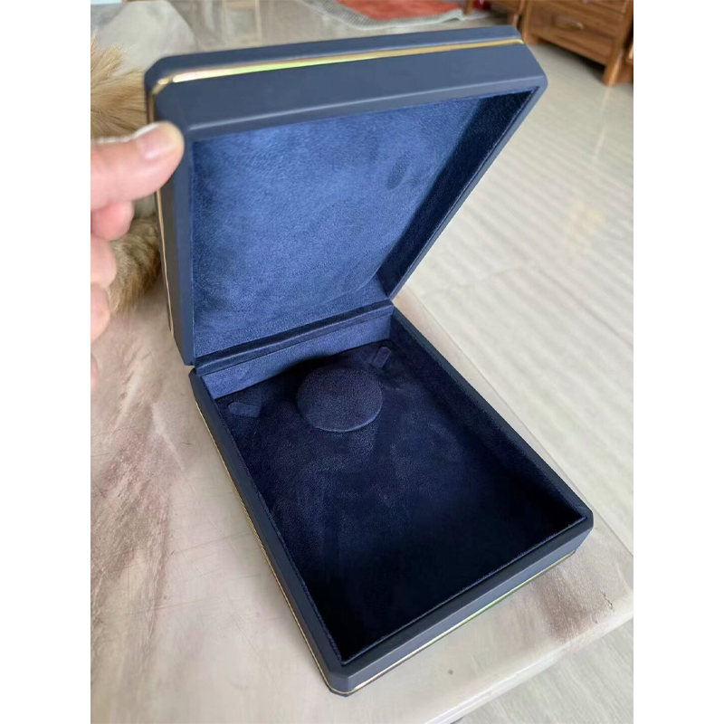 Custom Wooden Jewelry Box with Matte Finish and Velvet Lining