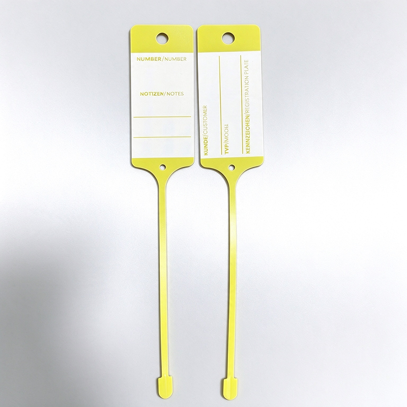 Disposable Plastic Auto Service Tags | Write-On Car Key Tags Zip Tie Style Wholesale