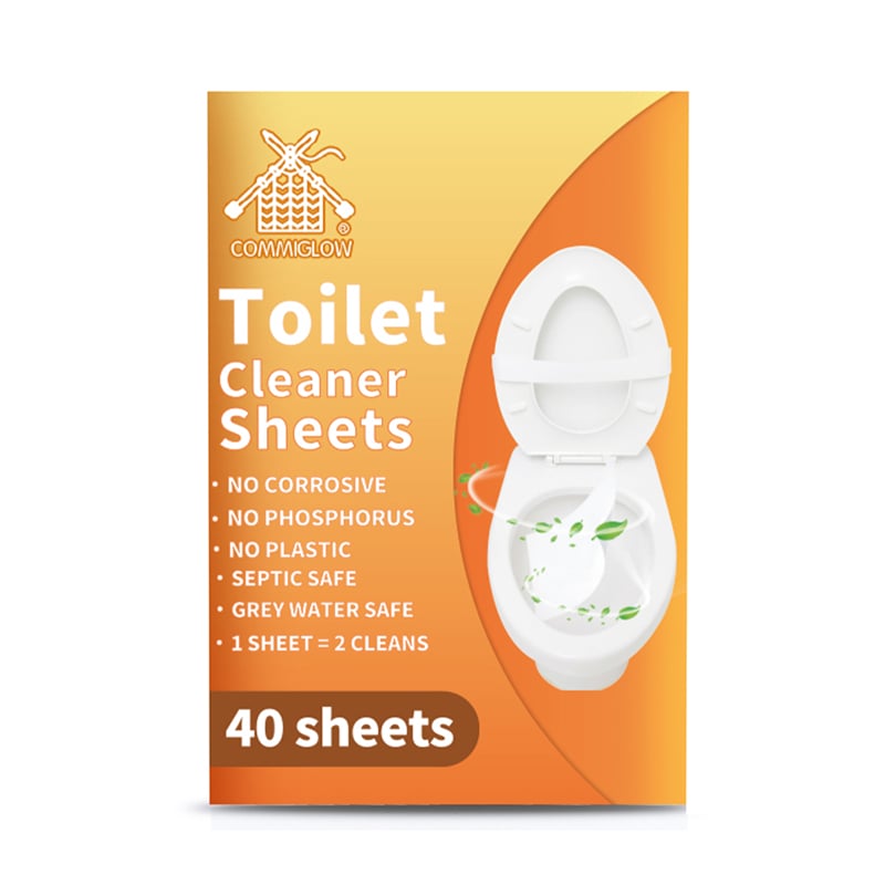 Powerful Natural Toilet Cleaning Sheets