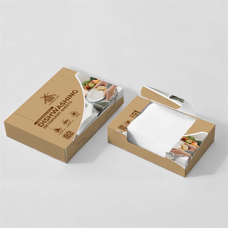 Plastic Free Natural Eco Friendly Dishwasher Detergent Sheet