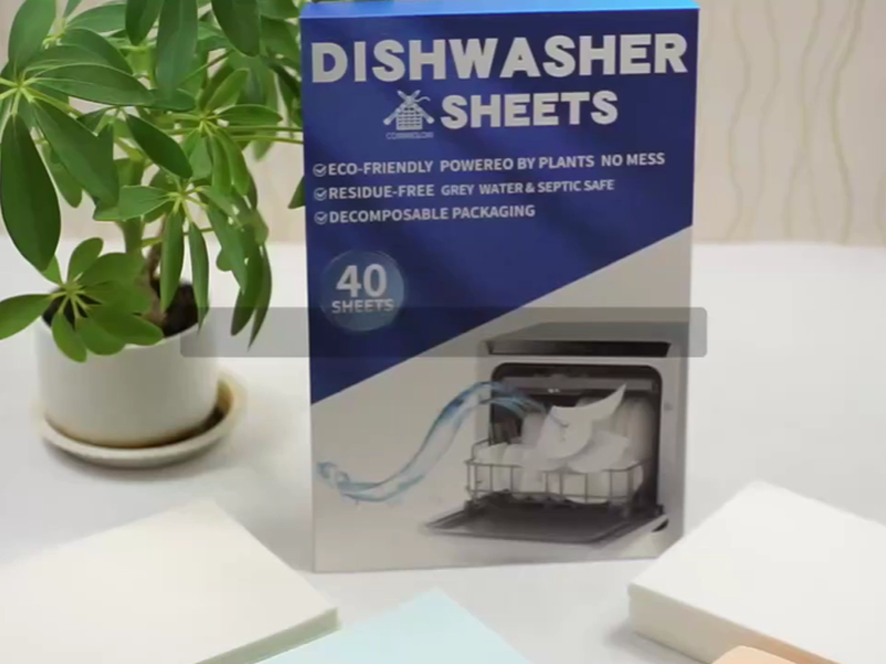 Dishwashing sheet