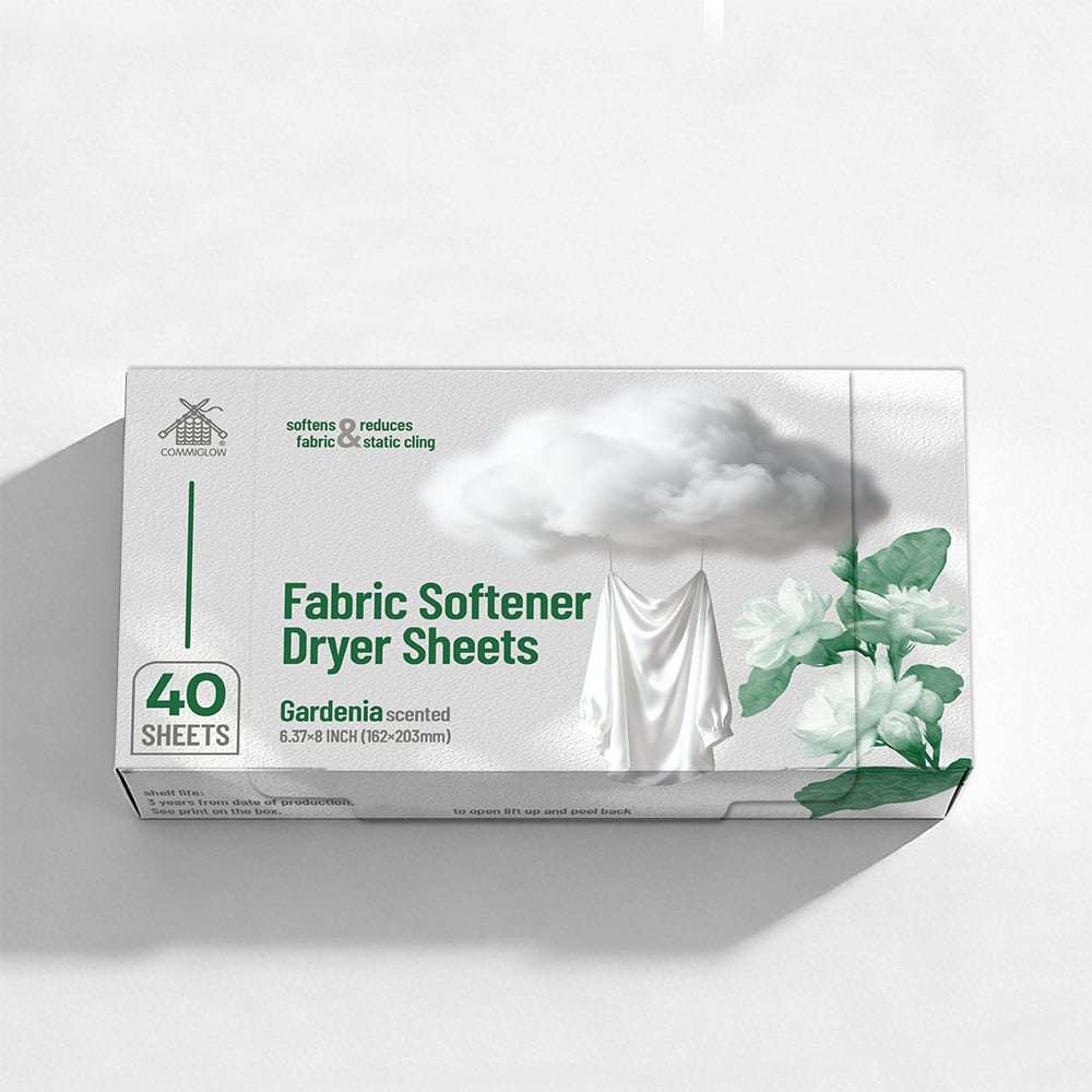 OEM Private Label Eco Friendly Natural Nonwoven Laundry Fabric Softener Dryer Sheets