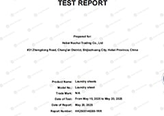 Nuohui Laundry sheet REACH HK2505146388-1RR Report SVHC 247 Test report.sign