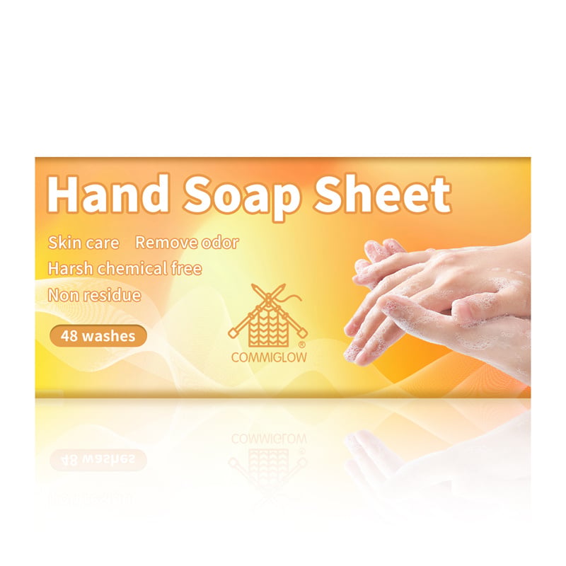 OEM Portable Mini Size Pocket Travel Paper Soap Sheets For Hand Washing