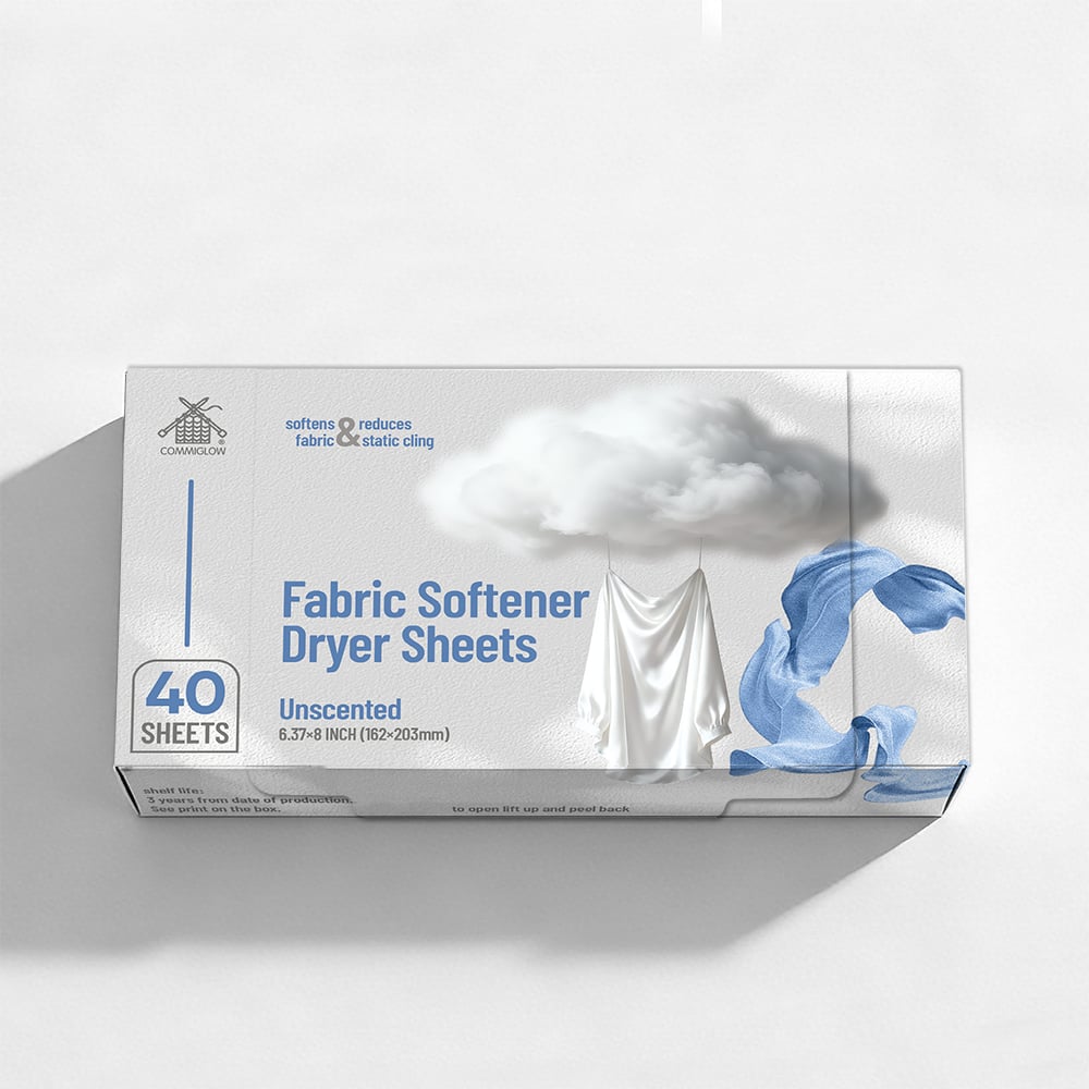 Free Sample OEM Fabric Dryer Sheets Soft Clothing Laundry Softener Dryer Sheets