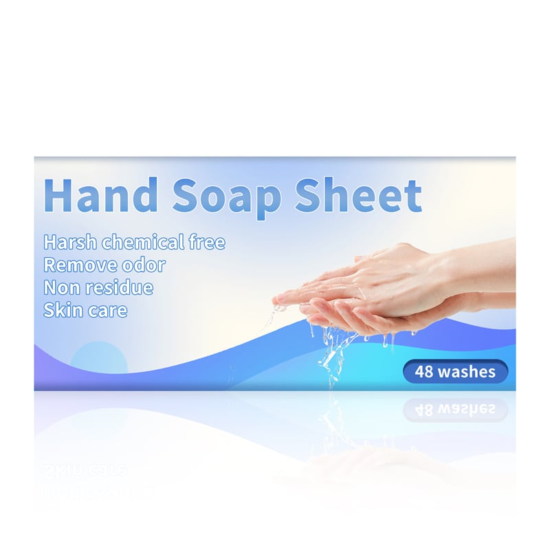 Custom Skin Friendly Portable Travel Hand Washing Soap Paper Sheet
