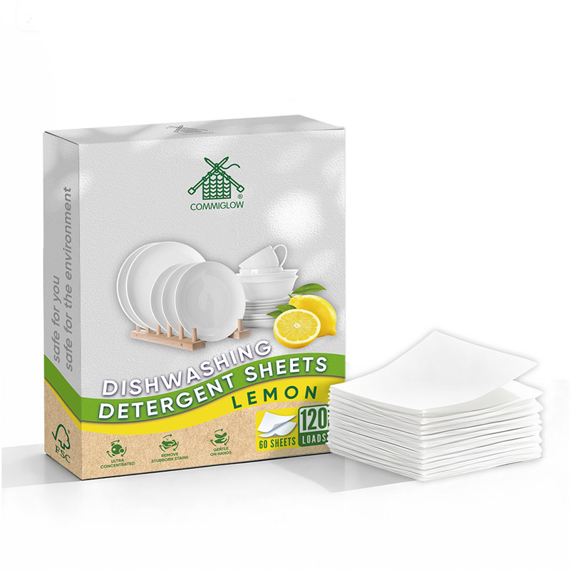 30 Sheets High Performance Automatic Dishwasher Detergent Cleaning Sheet