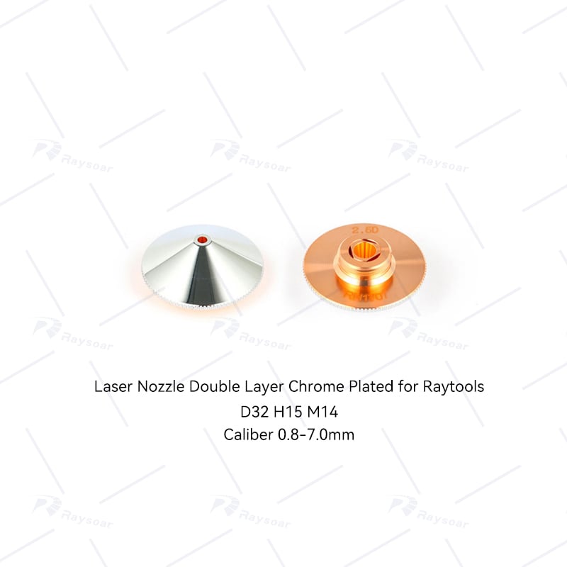 Nosel Pemotongan Laser D32*H15*M14mm untuk Raytools