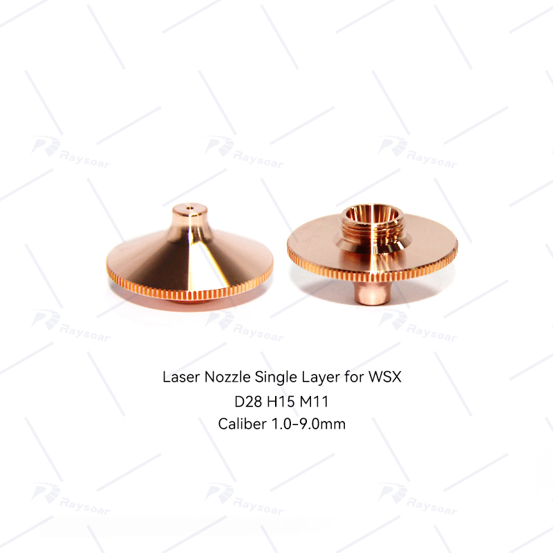 Nosel Pemotongan Laser D28*H15*M11mm untuk WSX