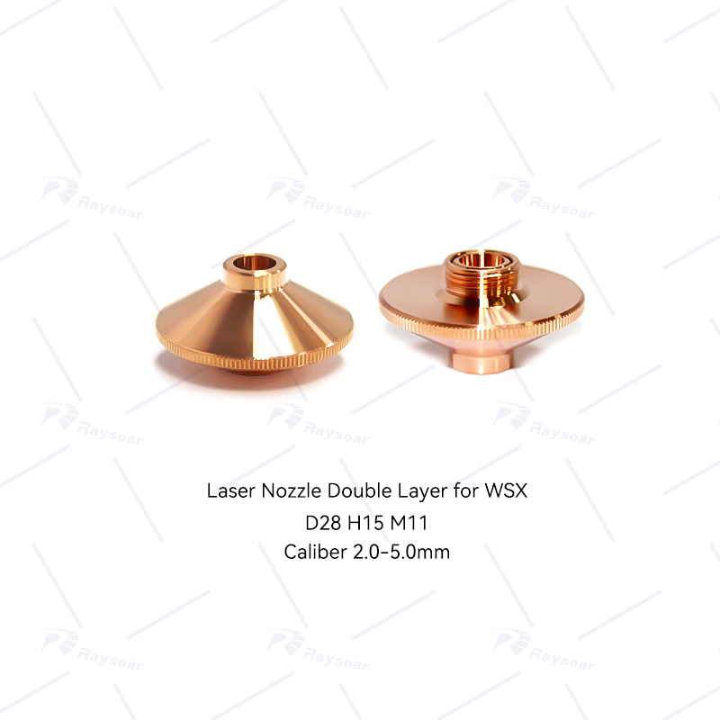 Nosel Pemotongan Laser D28*H15*M11mm untuk WSX