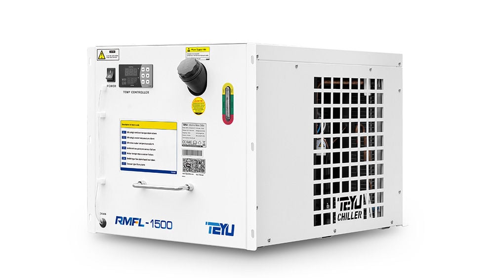 جهاز تبريد ماء الليزر TEYU لآلة معالجة المعادن بالليزر اليدوية بقوة 1/2/3KW