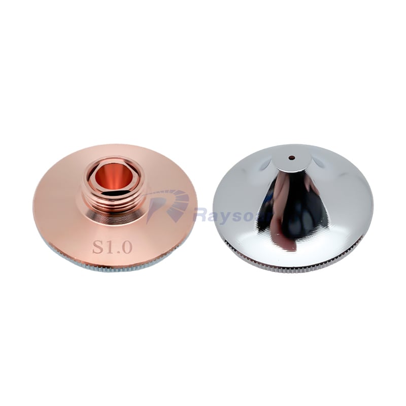 Nozzle Laser Pemotongan Ganda D28 H15 M11mm untuk Kepala Pemotongan Laser Quicklaser