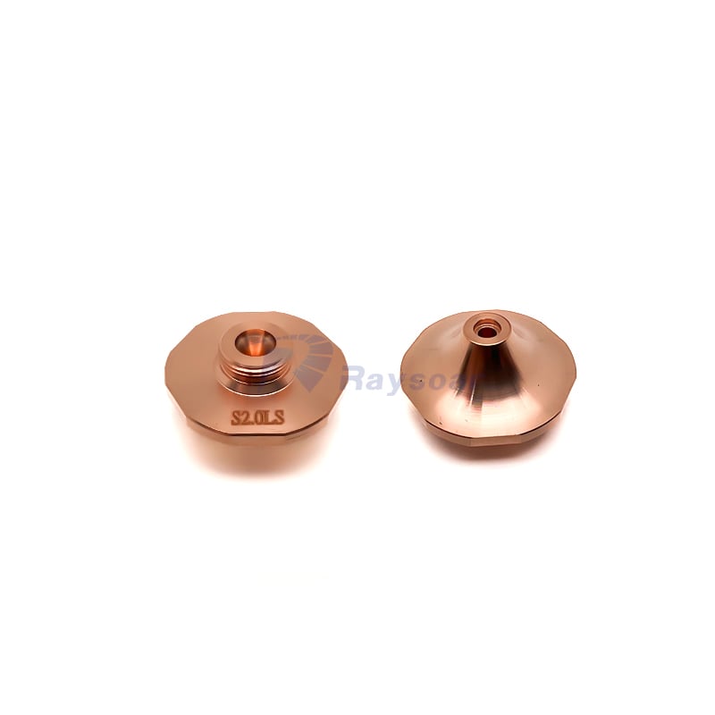 Raysoar D28 H15 M11mm Single Layer Cutting Laser Nozzle for Han's Laser Cutting Head