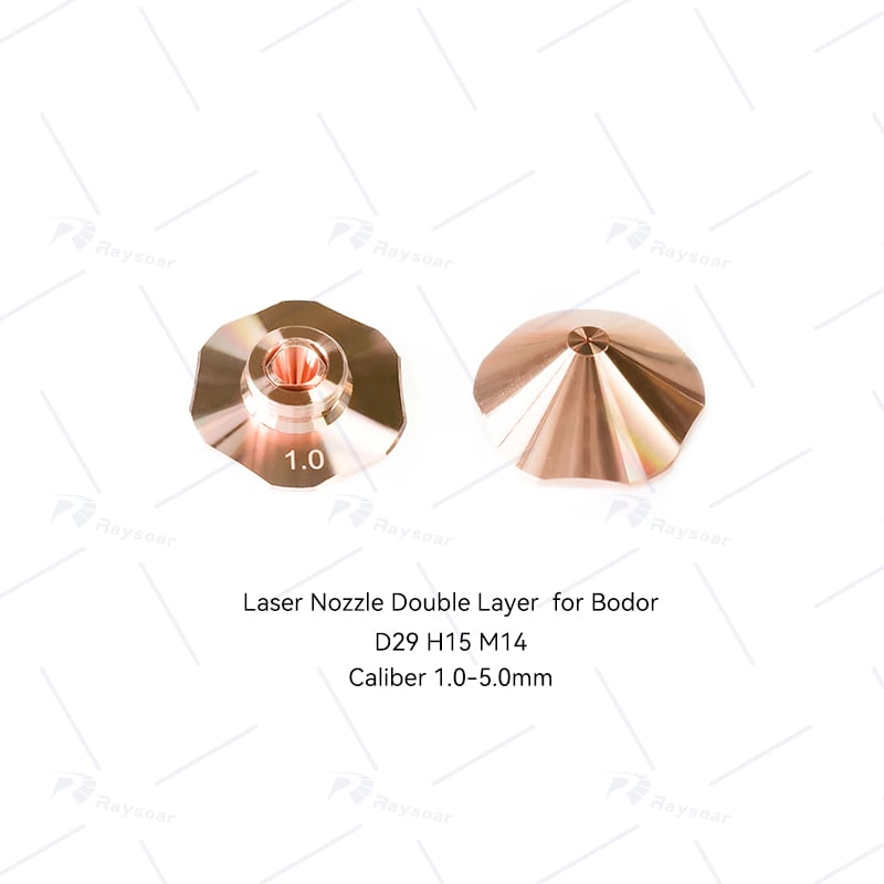 Nosel Pemotongan Laser D29*H15*M14mm D24*H15*M11mm untuk Bodor