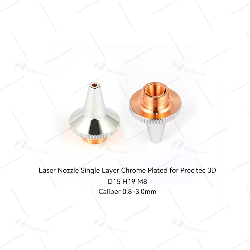 Laser Cutting Nozzle D8*H10*M6 D11.5*H15.3*M6 D15*H19*M8mm D12*H19*M8mm for Precitec 3D