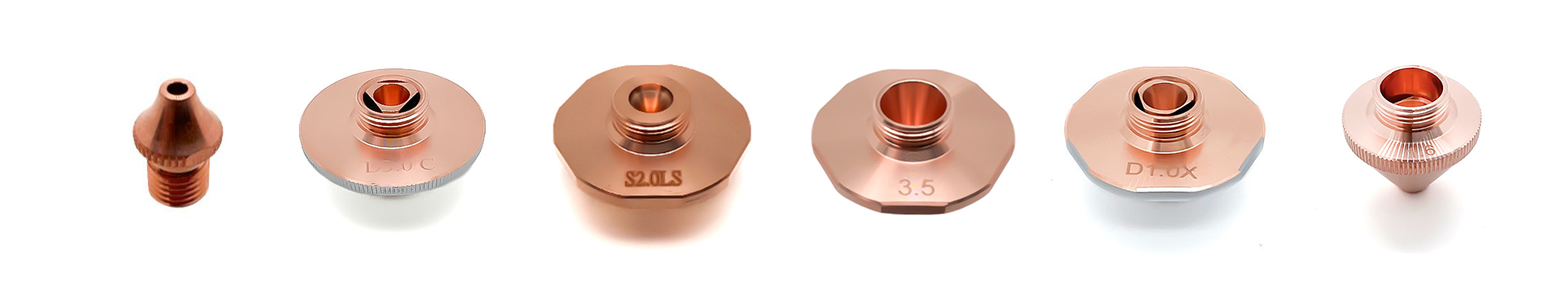laser cutting nozzle d28h15m11mm chrome plated single double layer nozzle for hans laser cutting machine-7