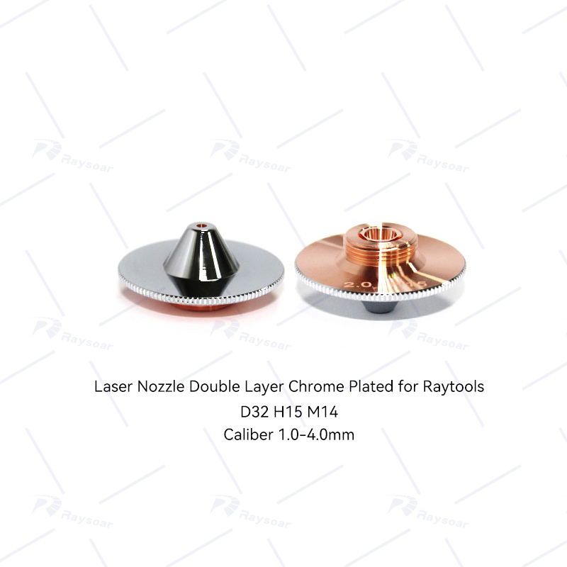 Nosel Pemotongan Laser D32*H15*M14mm untuk Raytools