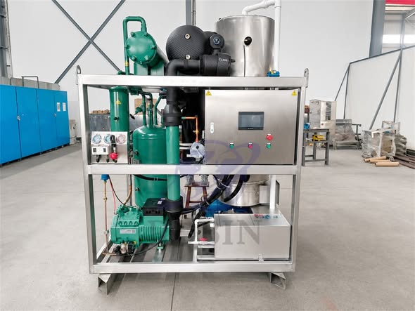 3-Ton Water-Cooled Tube Ice Machine for Argentina Completed and Ready for Shipment