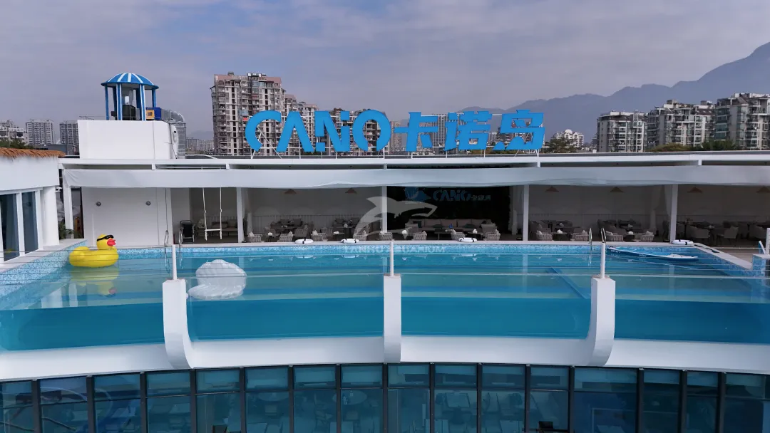 [Shanghai Lanhu Engineering Project] Fuzhou's New Top Spot! Fuzhou Guangming Port's Transparent Acrylic Open-air Swimming Pool, beautiful beyond the sky
