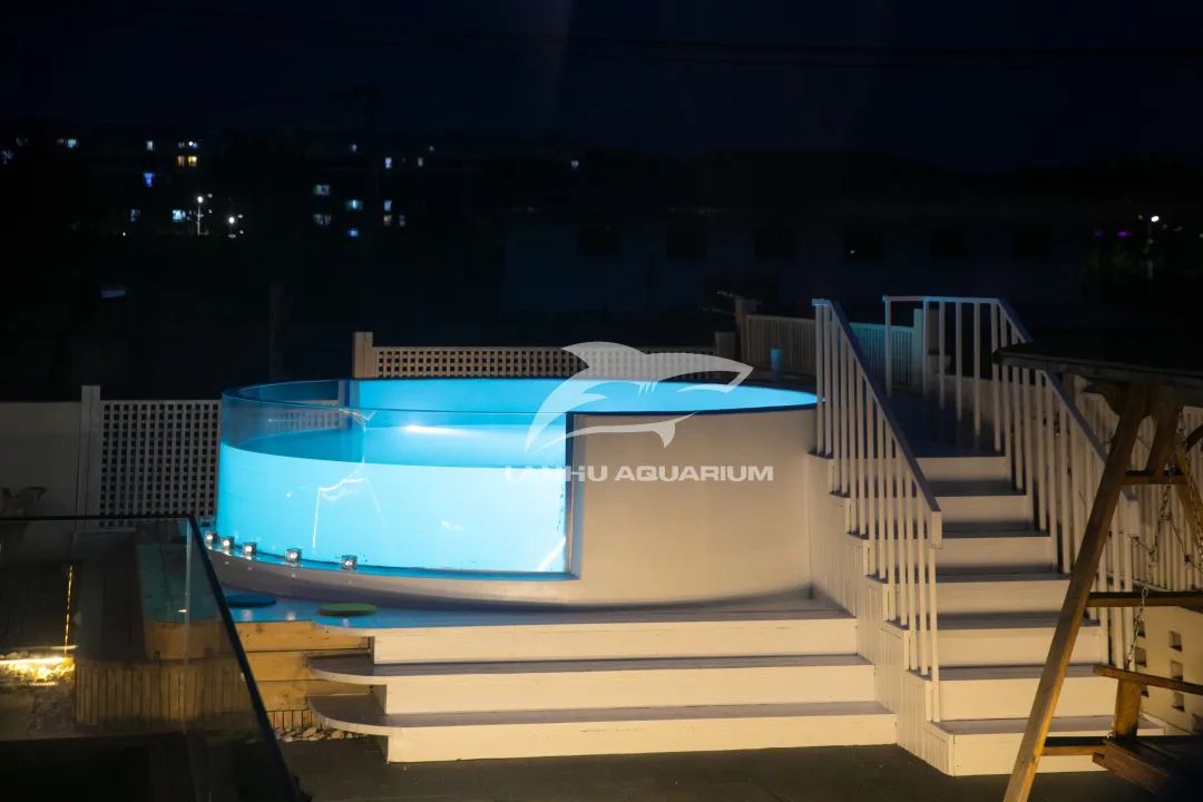 [Lanhu Aquarium Engineering Project] Attention to Details | Acrylic Hot Spring Pool Completed for the Youtang Independent Courtyard in Yanqing, Beijing.