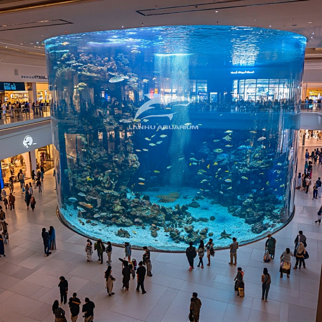 Are large acrylic aquarium really safer and more durable than glass aquarium?