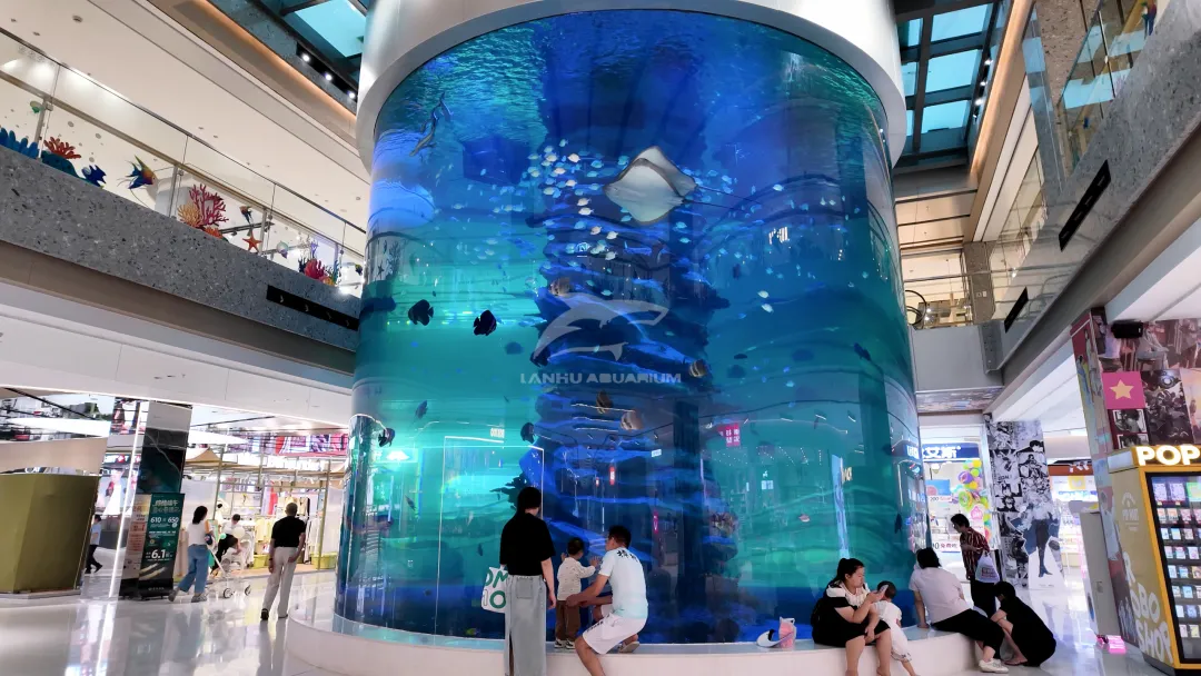 [Shanghai Lanhu Aquarium Engineering Project] Jiangxi Qinglong Commercial Complex have great originality, introducing an aquarium and becoming a phenomenal new commercial landmark!
