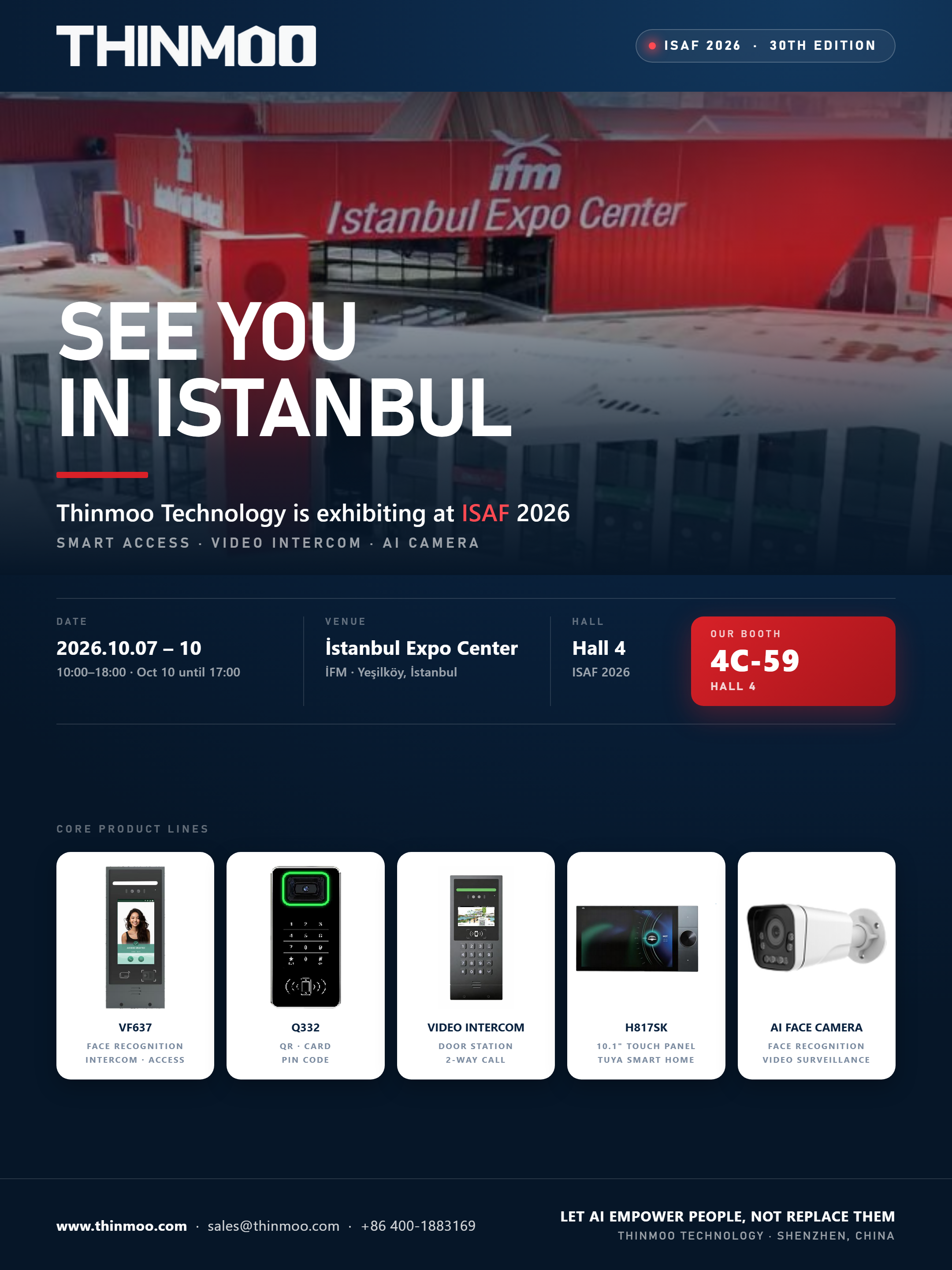 Thinmoo to Exhibit at ISAF 2026 in Istanbul — Hall 4, Stand 4C-59, October 7–10