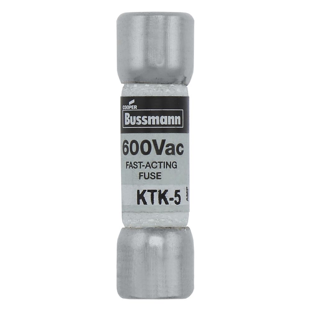 KTK-5, 10 × 38 mm, 5 A, 600 V~ szybkozaczynające się bezpieczniki uzupełniające