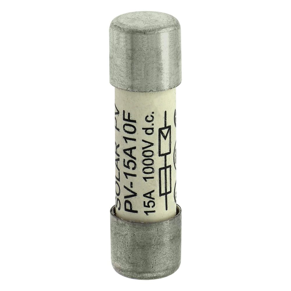PV-15A10F 10*38mm 15A 1000VDC Photovoltaic Cylindrical Fuse
