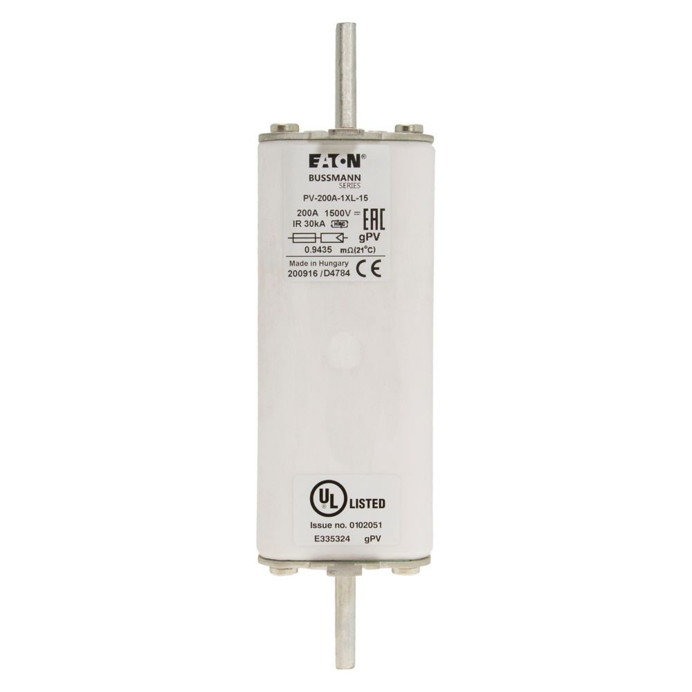 PV-200A-1XL-15 200A 1500 VDC 1XL Photovoltaic Fuse