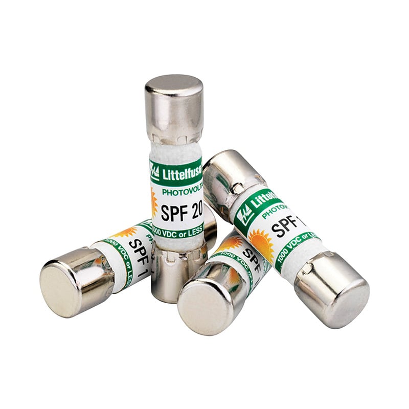 SPF serii 0SPF025.T Mały bezpiecznik 1000 Vdc