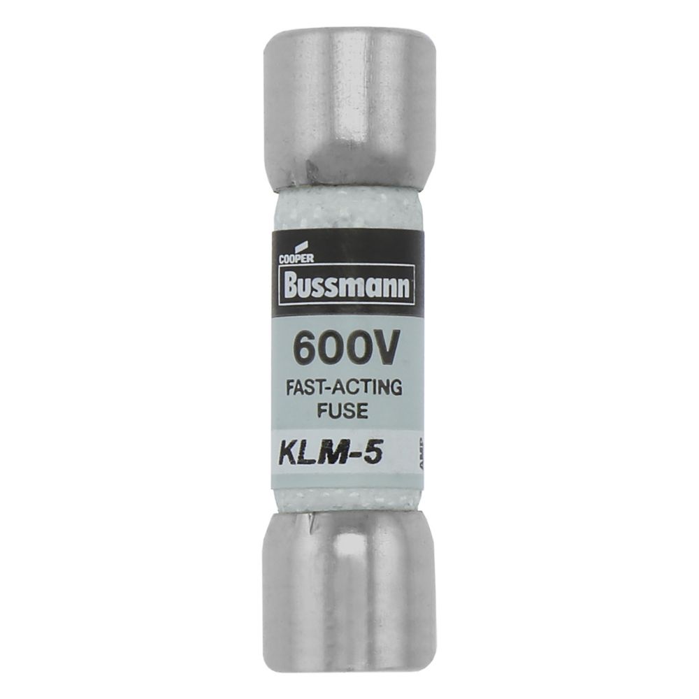 KLM-5, 10 × 38 mm, 5 A, 600 V~ szybkozaczynające się bezpieczniki uzupełniające