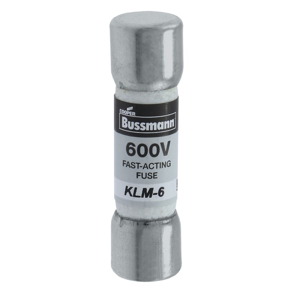 KLM-6, 10 × 38 mm, 6 A, 600 V~ szybkozaczynające się bezpieczniki uzupełniające