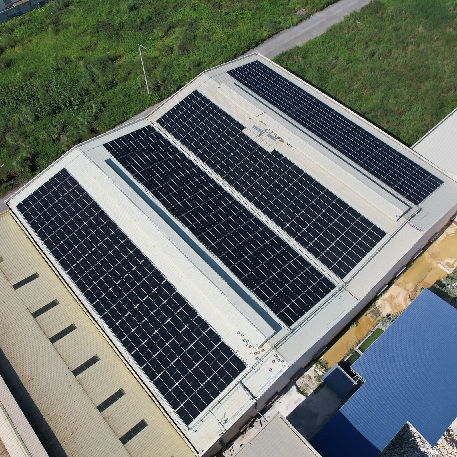 Phillipines San Fernando Calcium powder factory 408KW solar power plant