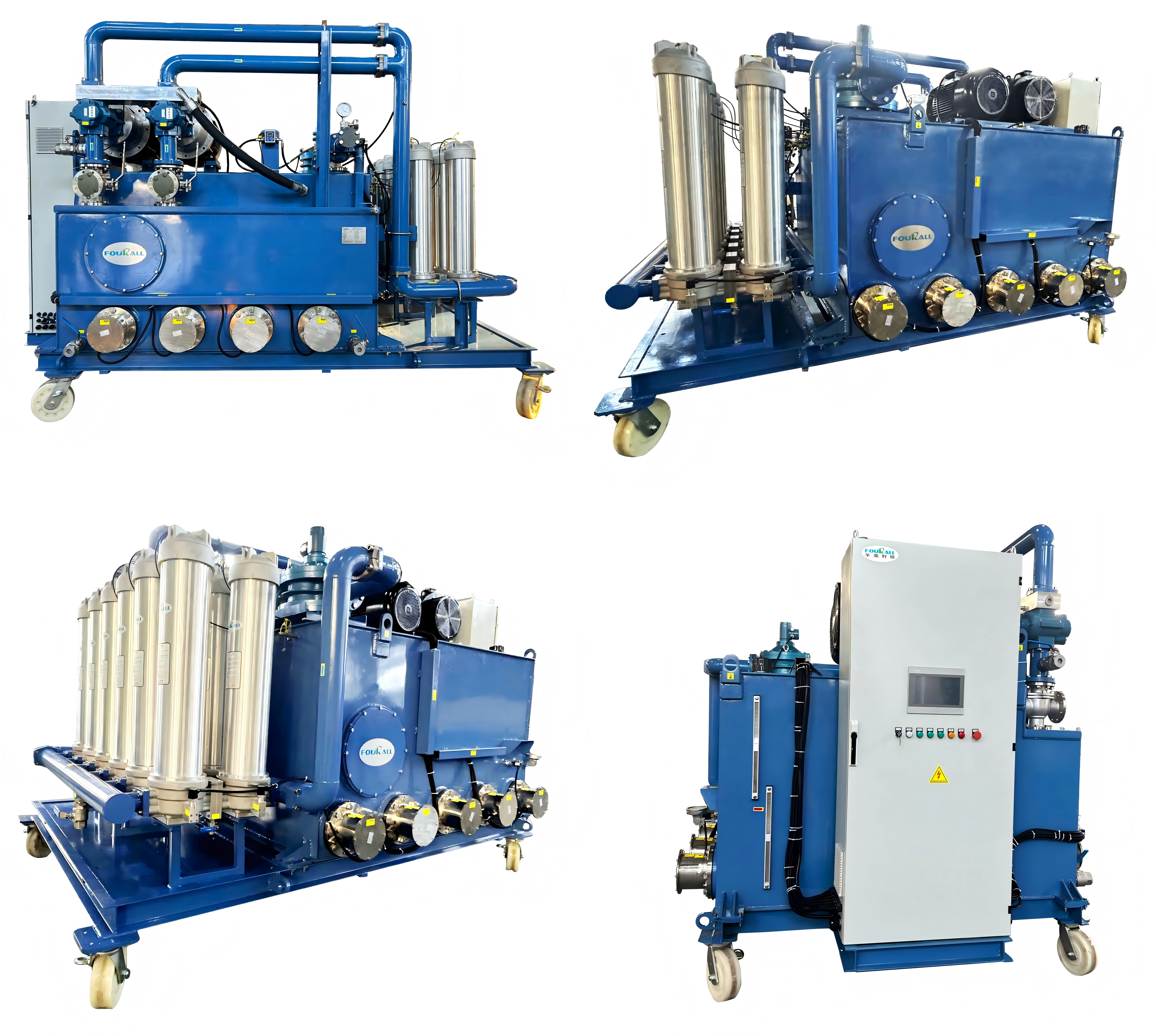 Fourall Successfully Develops & Mass - produces Flushing Test Bench For Wind Turbine Drivetrain