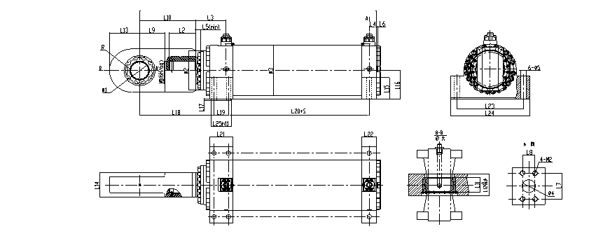 UY series 25Mpa  metallurgical and heavy duty machinery hydraulic cylinder details