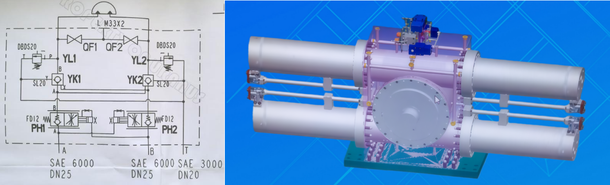 UB Heavy-Duty Gear-Rack Oscillating Hydraulic Cylinder (UBZ) supplier