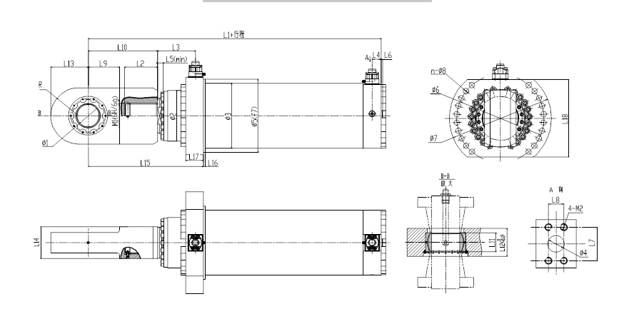 UY series 25Mpa  metallurgical and heavy duty machinery hydraulic cylinder supplier