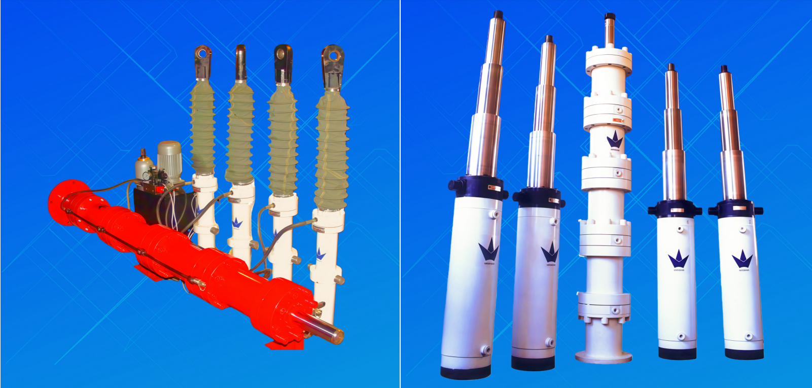 Hydraulic Cylinder for LD (BOF) Steelmaking Converter manufacture