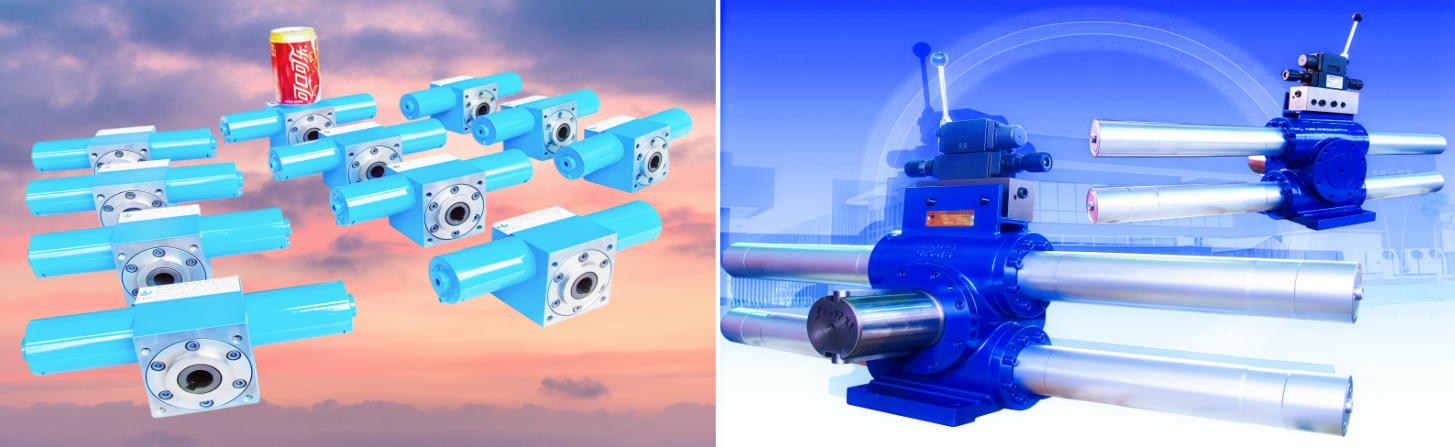 Gear and rack swing hydraulic cylinder supplier