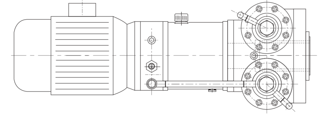 Gear and rack swing hydraulic cylinder factory