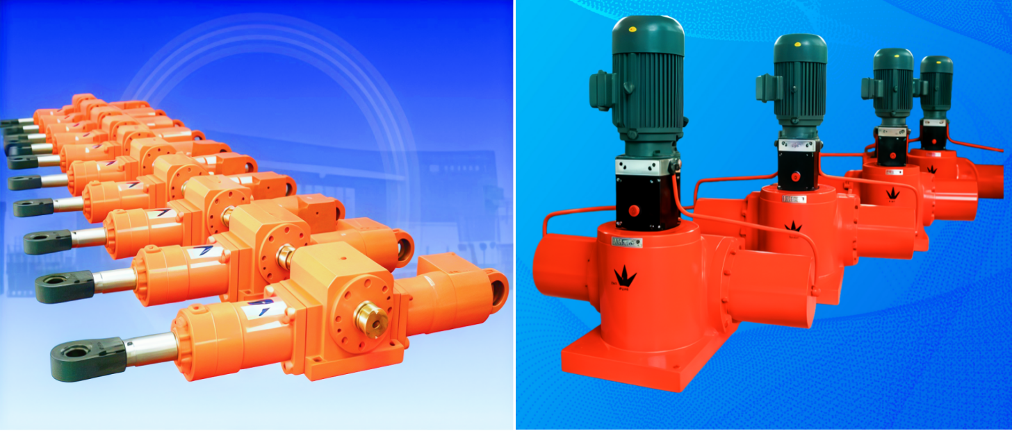 Gear and rack swing hydraulic cylinder factory