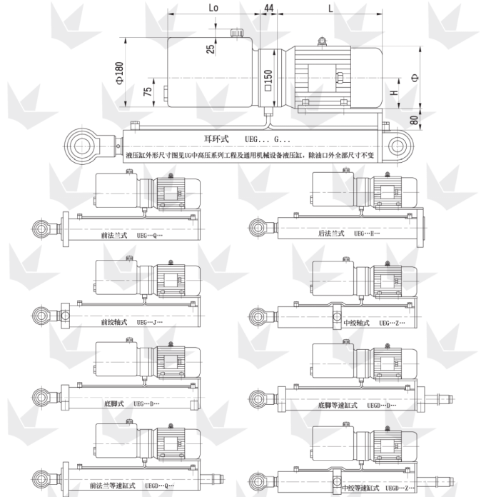 Electro-Hydraulic Cylinders supplier