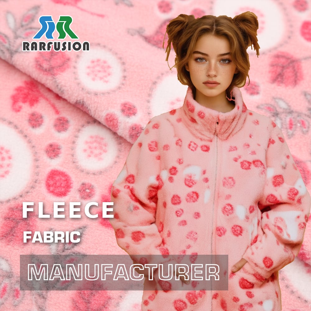 Tela de Polar Fleece con Impresión Personalizada