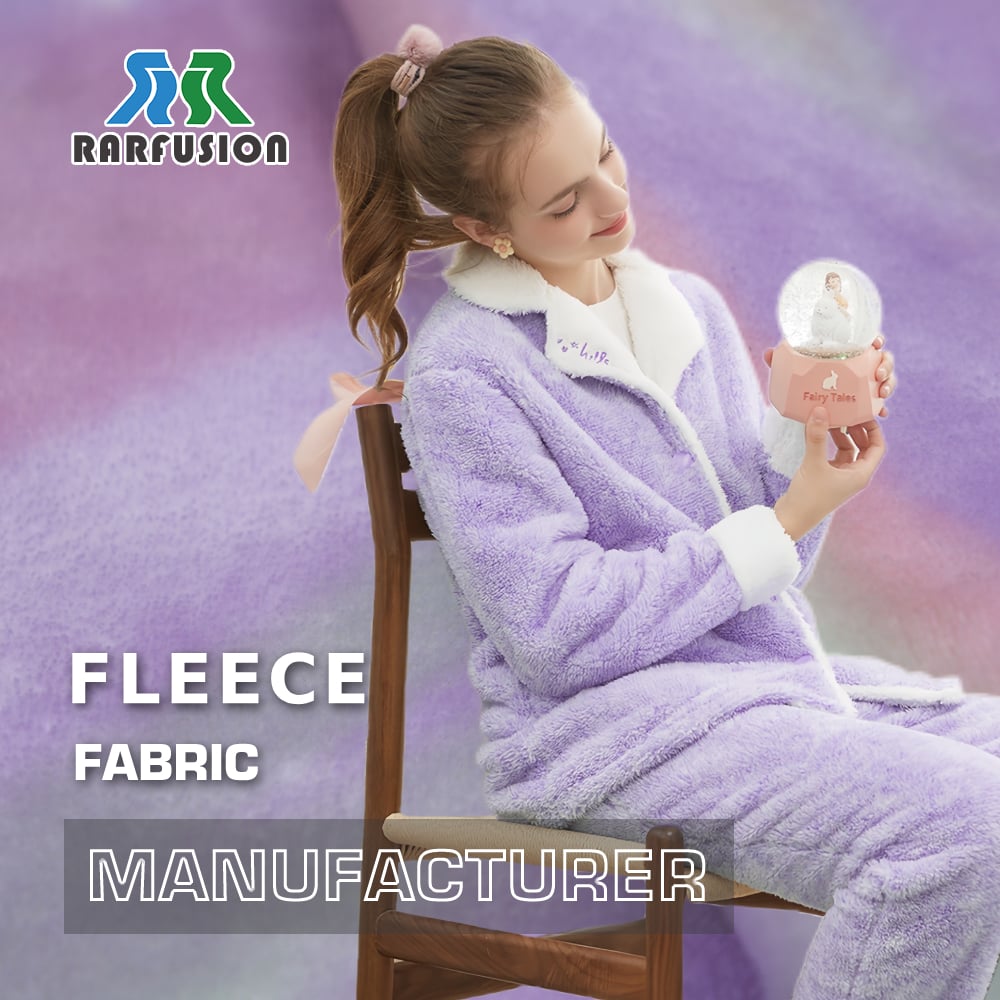 DubbelSidig Tryckt Coral Fleece-Tissues
