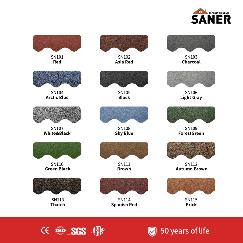 StoneCoated Metal Roof Tiles Color Selection and Surface Coating Introduction