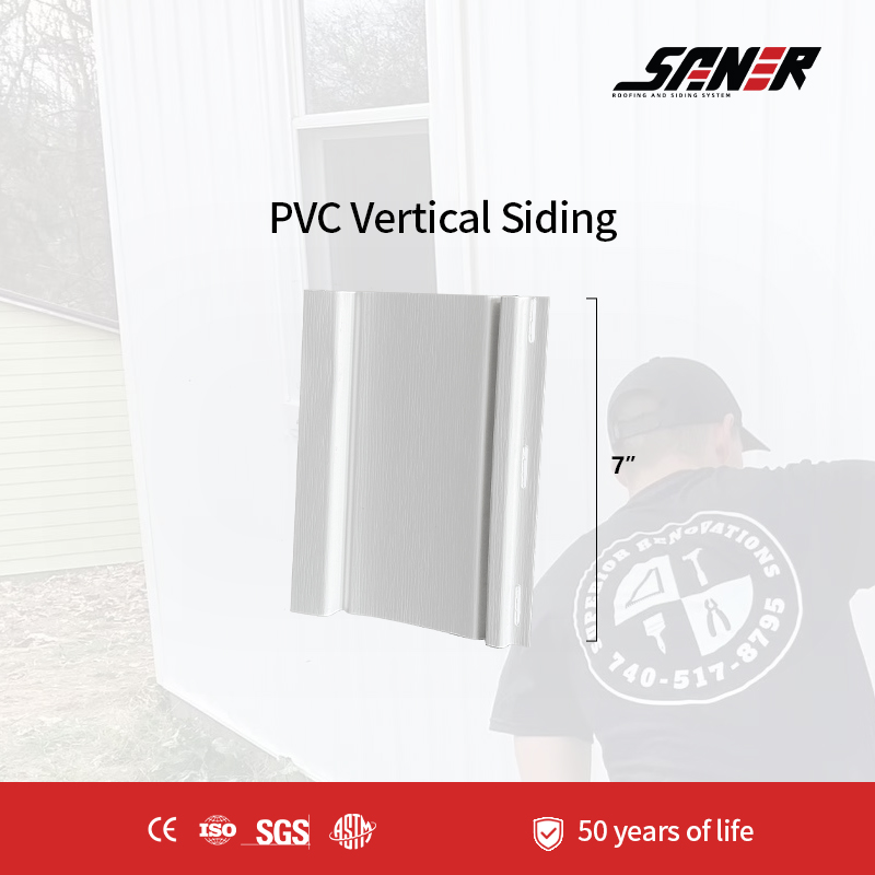 PVC Vertical Siding - Waterproof Exterior Cladding System for Modern Residential Walls