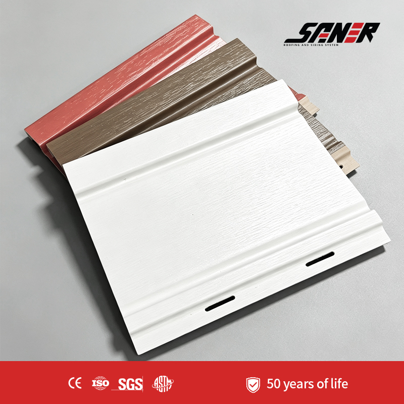 8-inch PVC Vertical Siding - Waterproof Exterior Cladding System for Modern Residential Walls