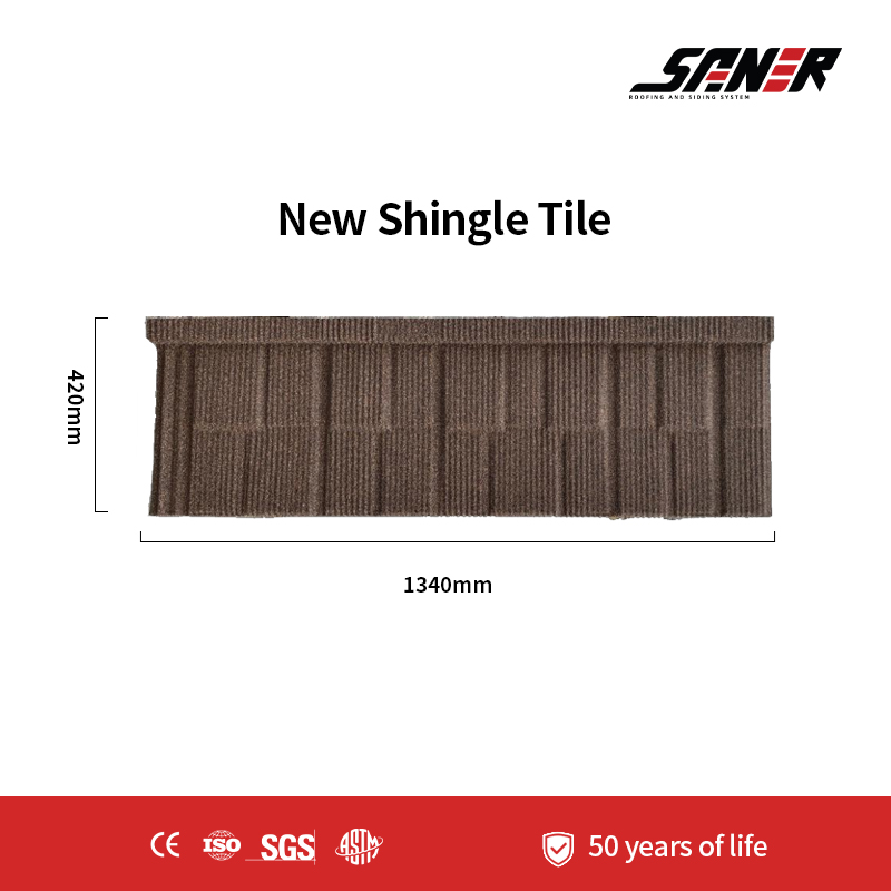 New Shingle Tile – Stone Coated Metal Roofing Tile
