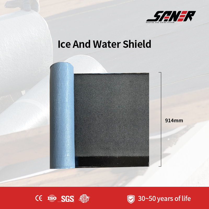 Ice And Water Shield - Self Adhesive Membrane for Roof Leakage Prevention and Weather Protection
